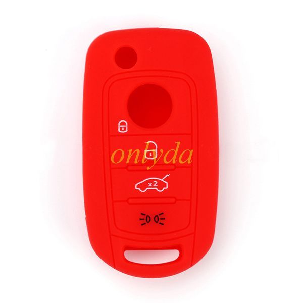 Fiat 3 button silicon case (Black,Blue ,Red. Please choose the color)