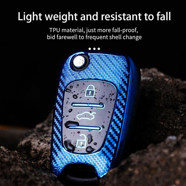 For Hyundai K2 K5 3 button  TPU protective key case,please choose the color
