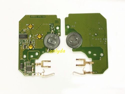 For  Renault:Megane II,Scenic II,3 button card  original pcf7947-433mhz , pls choose if need badge