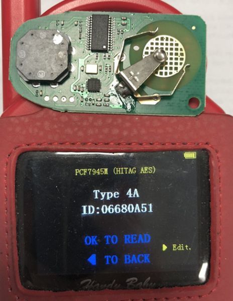 For keyless  remote key with 434mhz with PCF7945M (HITAG AES) chip