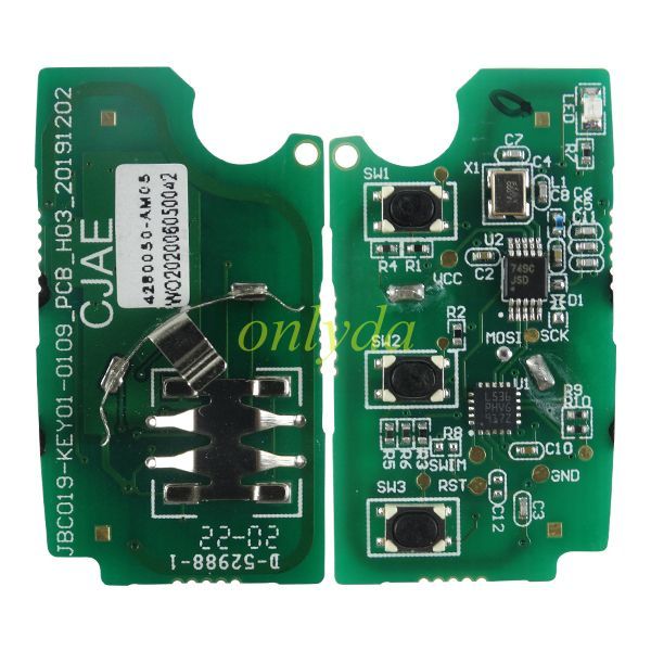 For  Changan Benben 3 button  E-STAR Flip Key with 434mhz