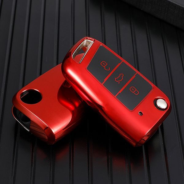 For VW 3 button TPU protective key case please choose the color