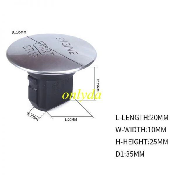 For used benz W164 W205 keyless switch / start stop / one button start button switch