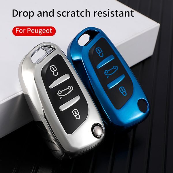 For Citroen 3 button TPU protective key case ,please choose the color