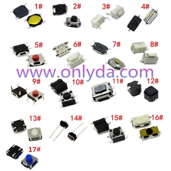 ALPS remote key switch 17# 6*6*5