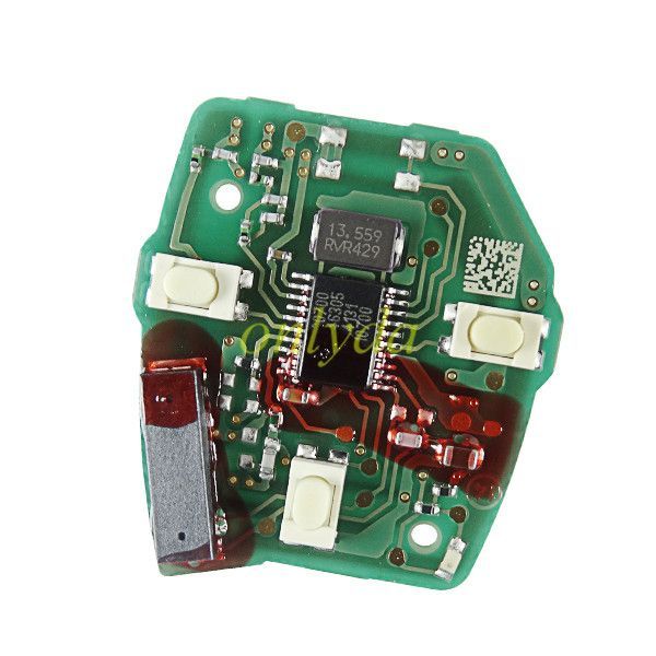 For OEM 3  button remote key with PCF7961(HITAG2)and with electric 46 chip with 433mhz