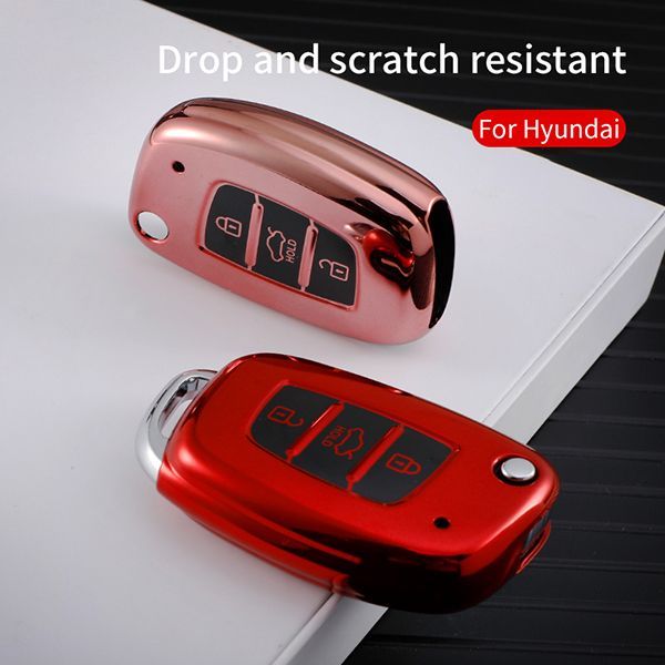 For Hyundai 3 button  TPU protective key case,please choose the color