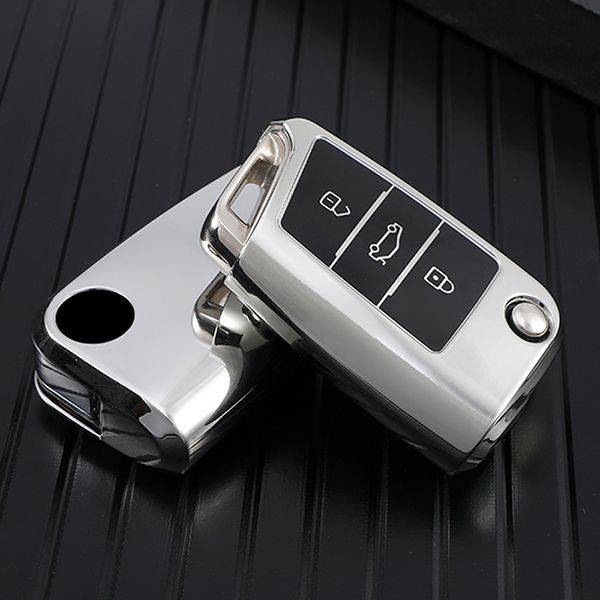 For VW 3 button TPU protective key case please choose the color