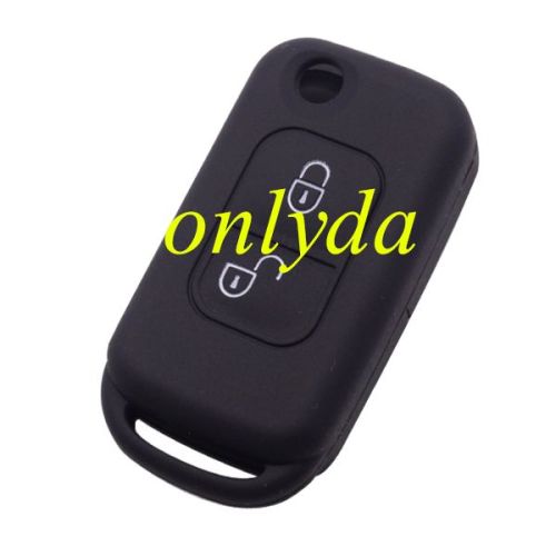 Benz 2 button silicon case (Black,Blue ,Red. Please choose the color)