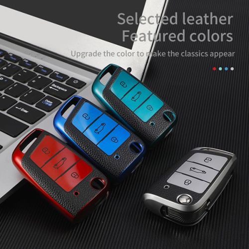 For VW 3 button TPU protective key case please choose the color