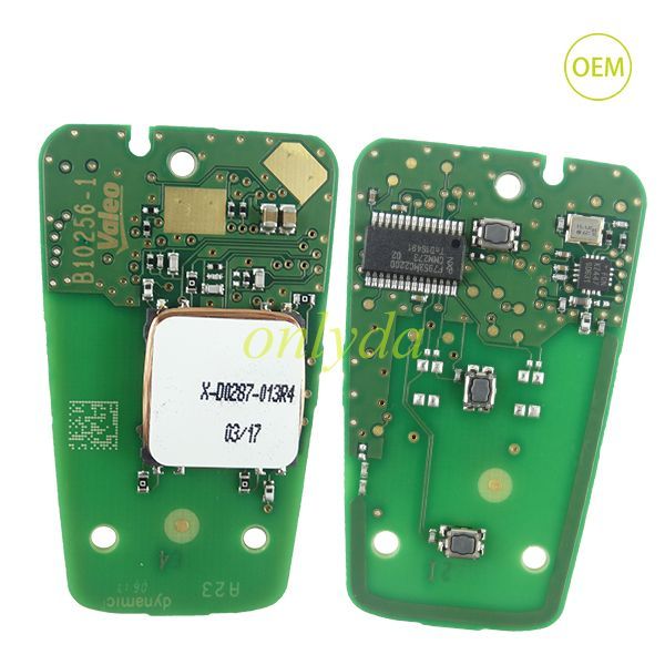 original Peugeot smart  remote key with 434mhz HITAG AES（4Achip) IM2A