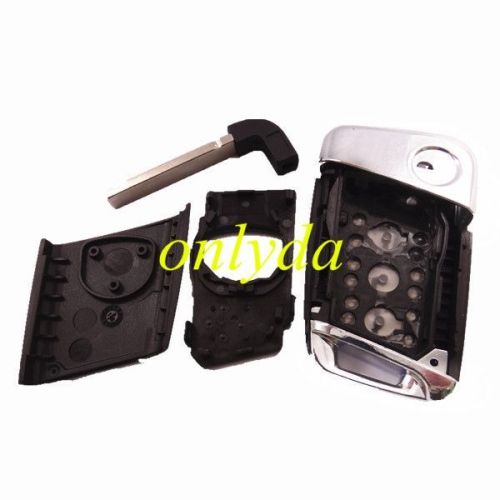 For VW 3 button remote key blank with HU162 blade