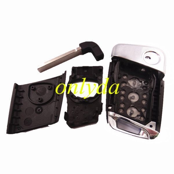 For VW 3 button remote key blank with HU162 blade