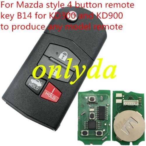 key DIY brand 4 button remote key