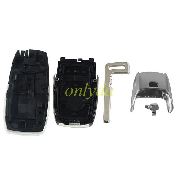 For 3 button key shell with blade with white  color