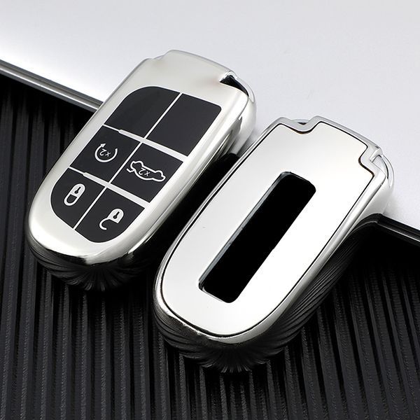 For Jeep, free light, dodge, coolway 4 button TPU protective key case , please choose the color