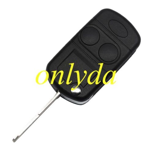 For  landrover  modified  2 button remote key flip blank (Can put chip inside) without badge