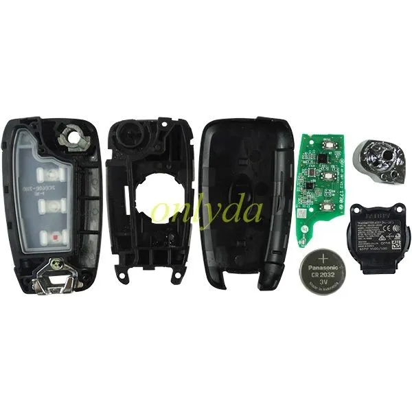 For OEM Hyundai 3 button remote key with 434mhz