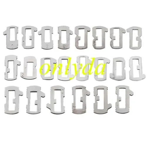 Fiat lock wafer,  20pcs/type， total 22types
