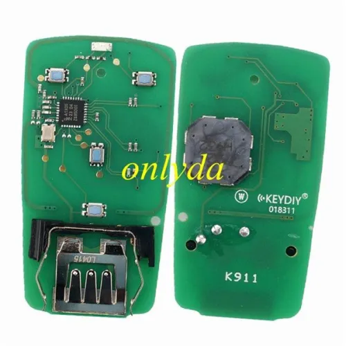 KEYDIY Remote key 3+1 button ZB26 smart key for KD-X2 and KD MAX