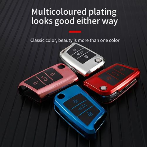 For VW 3 button TPU protective key case please choose the color