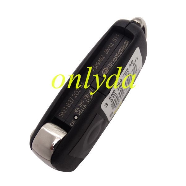 For  VW 3 button remote key  with 315 mhz Model Number is 5KO 959 753AD /5KO-837 -202AF  VW ID48 can bus