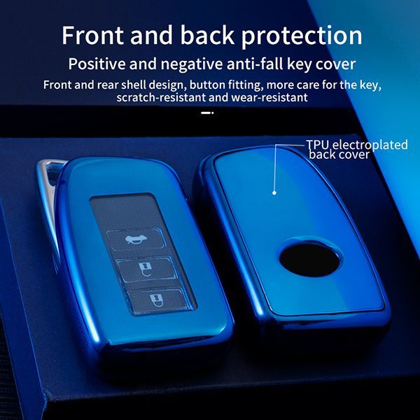 For Lexus TPU protective key case  black or red color, please choose