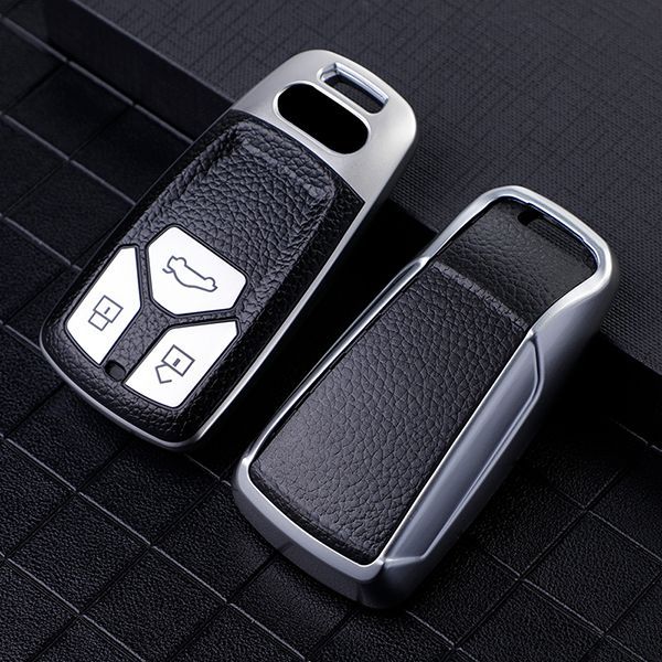 For New Audi Q7、TT、A4 3button TPU protective key case ,please choose the color