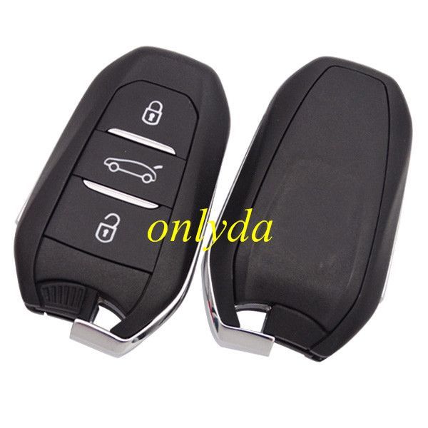 For Peugeot original Smart  remote key with 434mhz (HITAG AES) chip, original pcb+aftermarket key shell