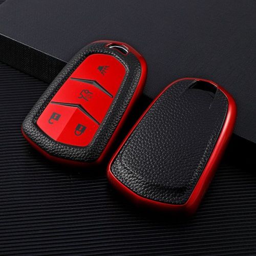 For Cadillac 3 button TPU protective key case , please choose the color