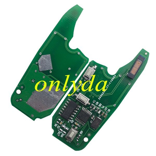For Fiat Delphi BSI 3 button remote key With 433.92Mhz Transponder: ID46 – PCF7946 Philips Crypto 2 / Hitag2 (Blue)              As Model:  (Delphi BSI System) Fiat:Fiorino 2008-2017 QUBO 2008-2016 Peugeot:Bipper CITROEN:Nemo