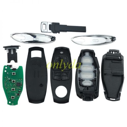 For  VW keyless Touareg 3 button remote key with 434MHZ \ 868mhz