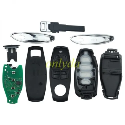 For  VW keyless Touareg 3 button remote key with 434MHZ \ 868mhz
