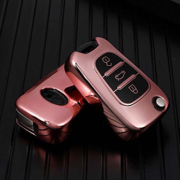 For Hyundai ix35 3 button  TPU protective key case,please choose the color