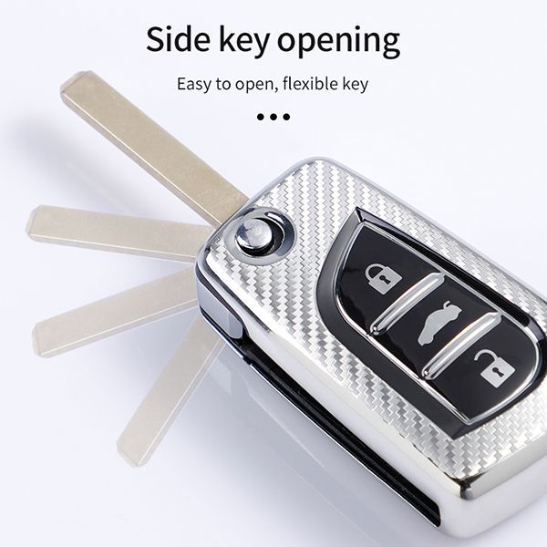 For Toyota 3 button TPU protective key case please choose the color