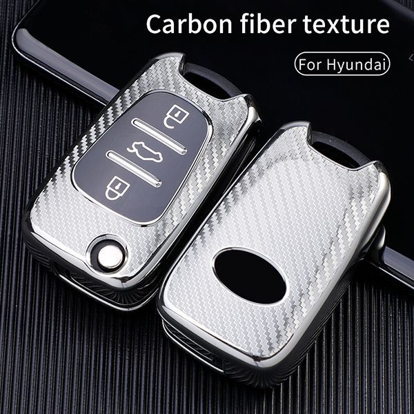 For Hyundai K2 K5 3 button  TPU protective key case,please choose the color