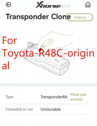 For OEM Toyota 3 button remote key with 433mhz with AES 8A chip