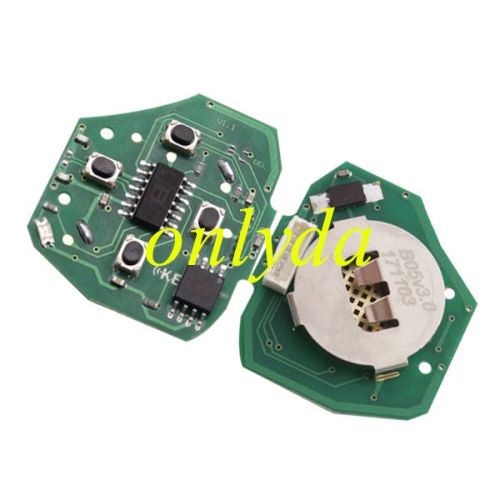 key DIY brand 3+1 button remote key B05-3+1