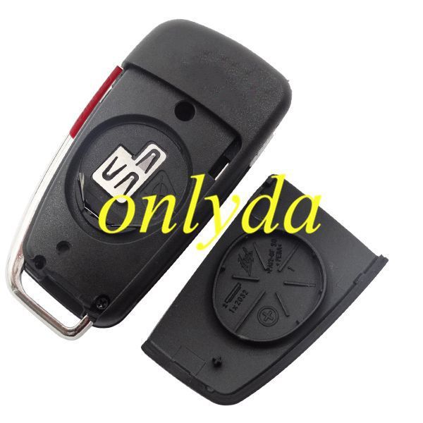 For Audi A6L 3+1 button  Remote key Blank （waterproof， scratch resistant）