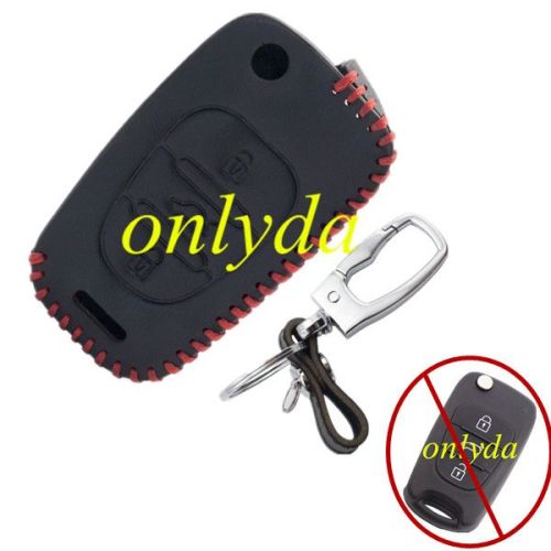 For Kia Hyundai 3 button key leather case.