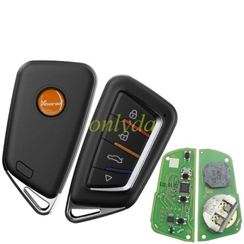 For Xhorse Universal 4 Buttons Wire Remote Car Key  English Version XSKF30EN