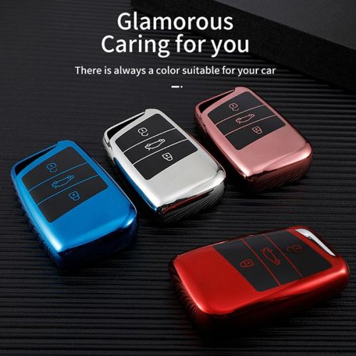 For VW 3 button TPU protective key case please choose the color