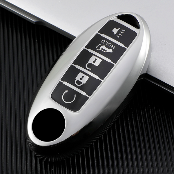 For Nissan 5 button TPU protective key case please choose the color