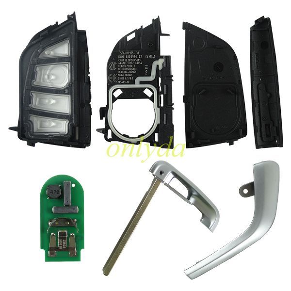 KEYDIY Remote key 4  button ZB23-3 smart key for  KD-X2  and KD MAX