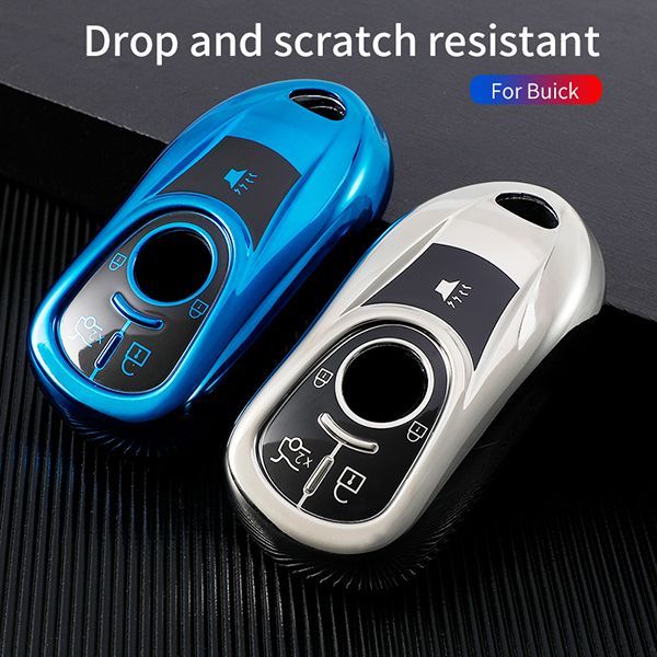 For Buick Chevrolet 5 buton  TPU protective key case, please choose  the color