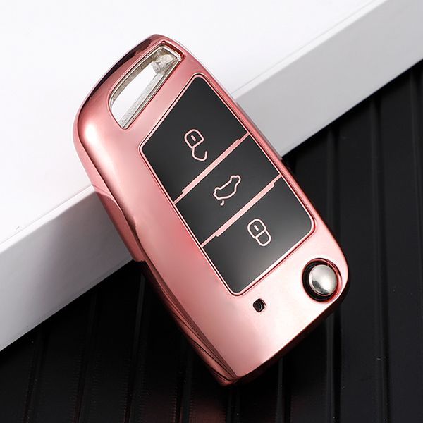 For VW 3 button TPU protective key case please choose the color