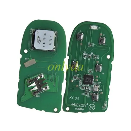 KEYDIY Remote key 5 button ZB18 smart key for KD-X2 and KD MAX