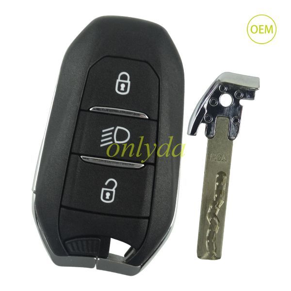 original Peugeot smart  remote key with 434mhz HITAG AES（4Achip) IM2A