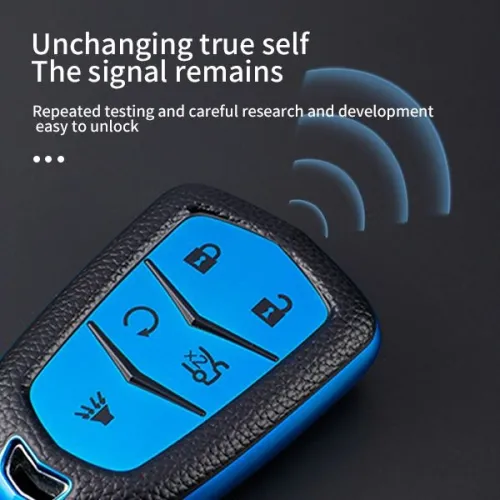 For Cadillac 4 button TPU protective key case , please choose the color