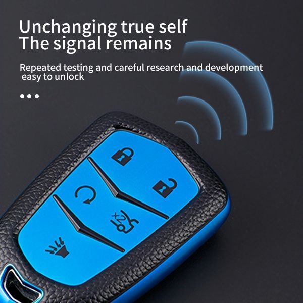 For Cadillac 4 button TPU protective key case , please choose the color